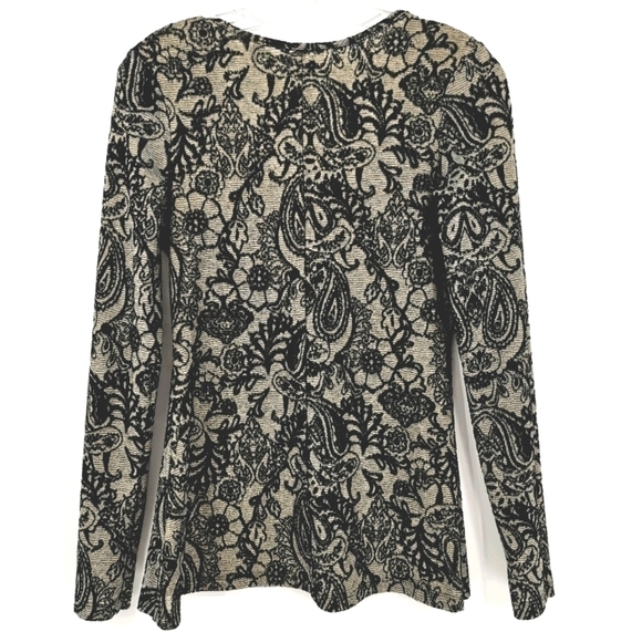 Buckle EUC Women's S Burnout Floral Paisley Blouse - Picture 4 of 9